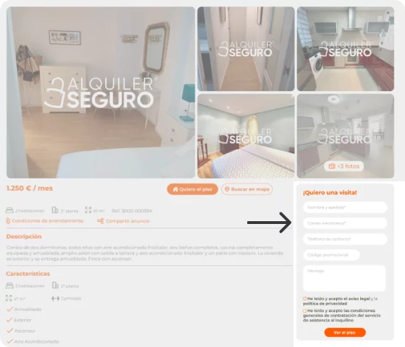 1. Agenda una cita para visitarla